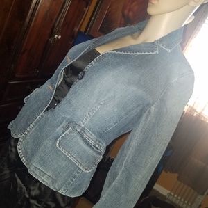 Banana Republic denim blazer